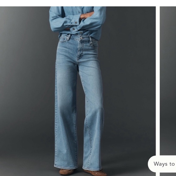 Frame le slim palazzo jean jeans wide leg size 27 - Picture 11 of 11